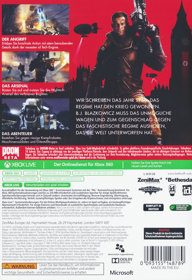 Wolfenstein: The New Order - Box - Back (Germany) - 600x875