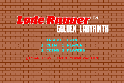 Lode Runner III: The Golden Labyrinth - Screenshot - Game Title (North America) - 384x256
