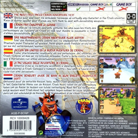 Crash Nitro Kart - Box - Back (Europe) - 1200x1200
