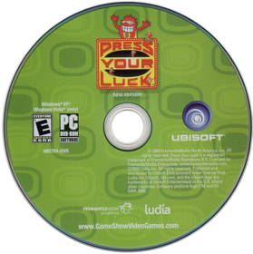 Press Your Luck: 2010 Edition - Disc (North America) - 787x791
