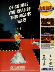 Daffy Duck: The Marvin Missions - Advertisement Flyer - Front (United Kingdom) - 2705x3553