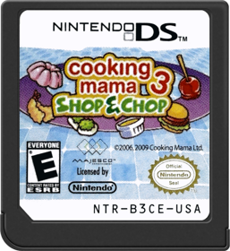 Cooking Mama 3: Shop & Chop - Cart - Front (North America) - 517x564
