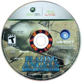 Blazing Angels: Squadrons of WWII - Disc (North America) - 789x789