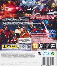 BlazBlue: Calamity Trigger - Box - Back (Germany) - 901x1031