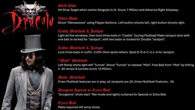 Bram Stoker's Dracula - Arcade - Controls Information (World) - 2035x1142