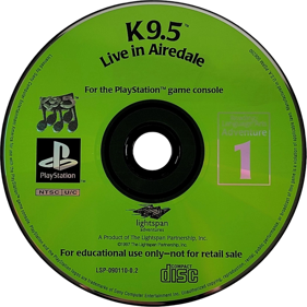 K9.5 1: Live in Airedale - Disc (North America) - 1100x1100