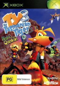 Ty the Tasmanian Tiger 3: Night of the Quinkan - Box - Front (Australia) - 564x800