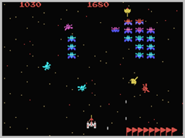 Galaxian - Screenshot - Gameplay (North America) - 256x192
