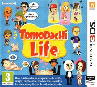 Tomodachi Life - Box - Front (Spain) - 895x800