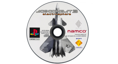 Ace Combat 3: Electrosphere - Fanart - Disc (Japan) - 1408x768