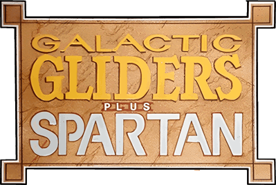 Galactic Gliders plus Spartan - Clear Logo (North America) - 1547x1040