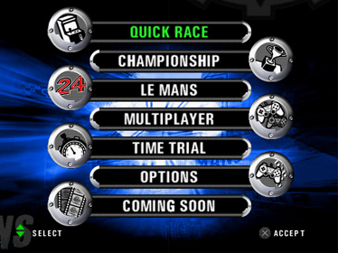 Le Mans 24 Hours - Screenshot - Game Select (World) - 640x480