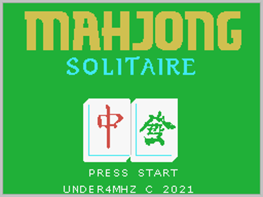 Mahjong Solitaire - Screenshot - Game Title (World) - 256x192