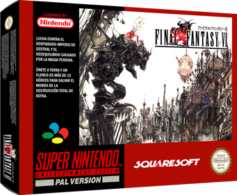 Final Fantasy III - Box - 3D (Spain) - 897x738