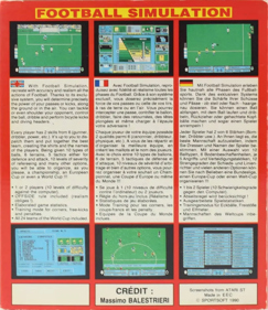 Football Simulation - Box - Back (Europe) - 910x1052