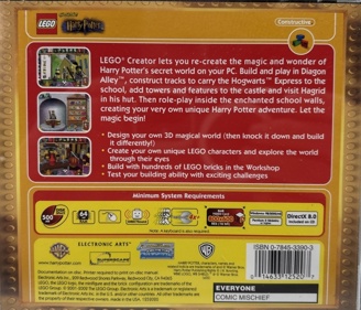 LEGO Creator: Harry Potter - Box - Back (North America) - 1179x1009