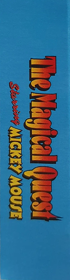 The Magical Quest Starring Mickey Mouse - Box - Spine (Europe) - 150x600