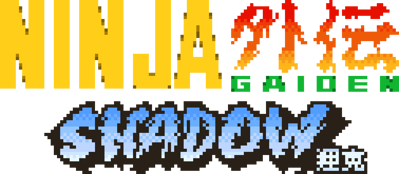 Ninja Gaiden Shadow DX - Clear Logo (World) - 1260x550