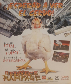 Redneck Rampage - Advertisement Flyer - Front (Spain) - 918x1090