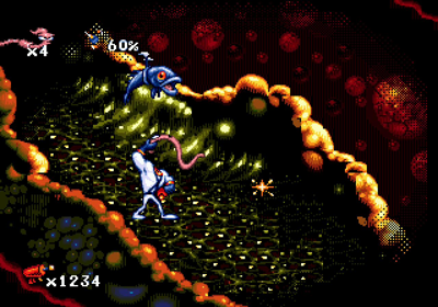 Earthworm Jim: Special Edition - Screenshot - Gameplay (World) - 640x448