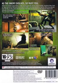 Tom Clancy's Splinter Cell: Chaos Theory - Box - Back (Europe) - 563x800