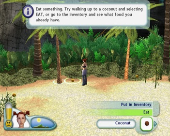 The Sims 2: Castaway - Screenshot - Gameplay (World) - 640x512