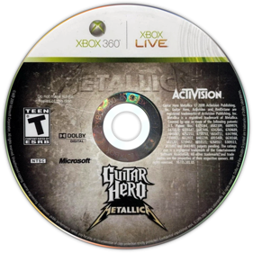 Guitar Hero: Metallica - Disc (North America) - 1171x1171