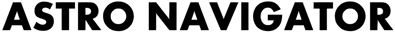 Astro Navigator - Clear Logo (United Kingdom) - 1280x107