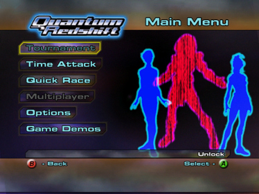 Quantum Redshift - Screenshot - Game Select (World) - 640x480