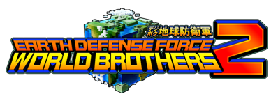 EARTH DEFENSE FORCE: WORLD BROTHERS 2 - Clear Logo (North America) - 1024x373