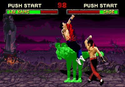 Mortal Kombat II - Screenshot - Gameplay (World) - 640x448