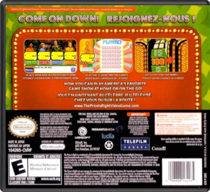 The Price is Right - Box - Back - Reconstructed (North America) - 774x708