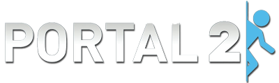 Portal 2 - Clear Logo (North America) - 400x120