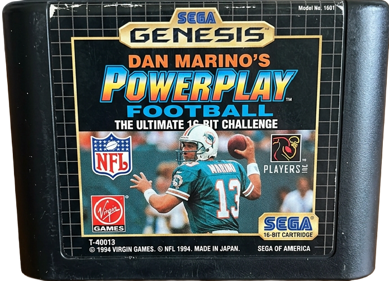 Dan Marino's Powerplay Football - Cart - Front (North America) - 696x502