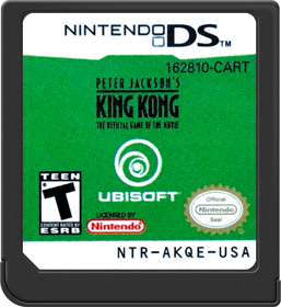 Peter Jackson's King Kong: The Official Game of the Movie - Cart - Front (North America) - 517x564
