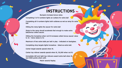 Clown (Inder) - Arcade - Controls Information (World) - 1920x1080