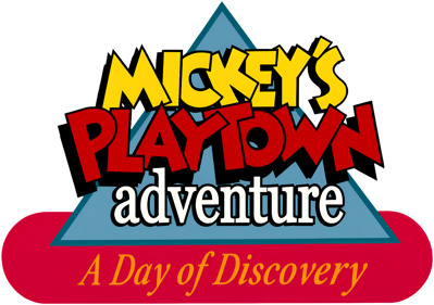 Mickey's Playtown Adventure: A Day of Discovery! - Clear Logo (North America) - 3840x2701