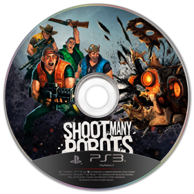 Shoot Many Robots - Fanart - Disc (World) - 1440x1440