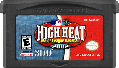 High Heat Major League Baseball 2002 - Cart - Front (North America) - 1000x574