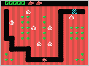Digger - Screenshot - Gameplay (World) - 256x192