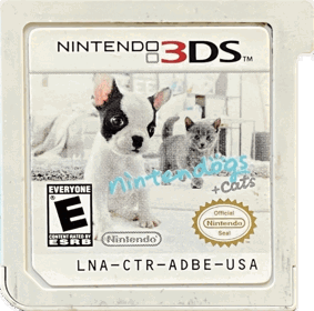 Nintendogs + Cats: French Bulldog & New Friends - Cart - Front (North America) - 1018x1009