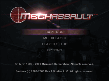 MechAssault - Screenshot - Game Title (North America) - 2560x1920