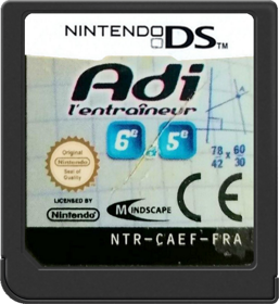 Adi l'Entraîneur: Mathématiques Français: 6e-5e - Cart - Front (France) - 517x564