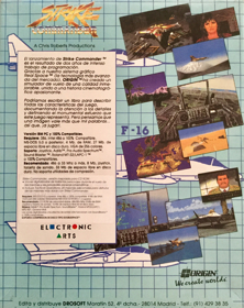 Strike Commander (CD-ROM Edition) - Box - Back (Spain) - 625x789