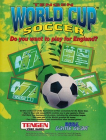 Tengen World Cup Soccer - Advertisement Flyer - Front (United Kingdom) - 2452x3240