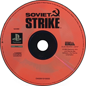 Soviet Strike - Disc (Germany) - 1000x1000
