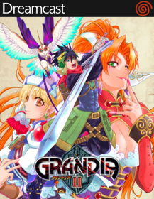 Grandia II - Fanart - Box - Front (Japan) - 500x646
