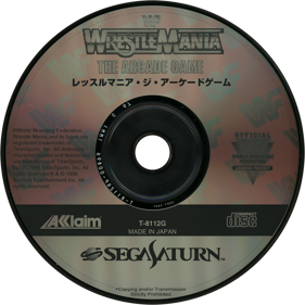 WWF WrestleMania: The Arcade Game - Disc (Japan) - 1430x1430