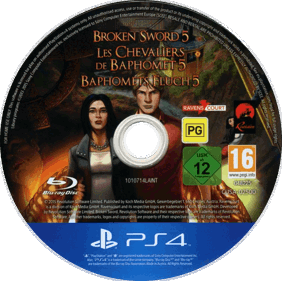 Broken Sword 5: the Serpent's Curse - Disc (World) - 768x764