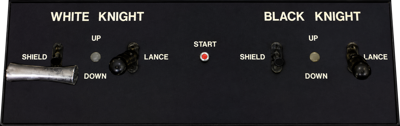 Knights in Armor - Arcade - Control Panel (United States) - 2173x685